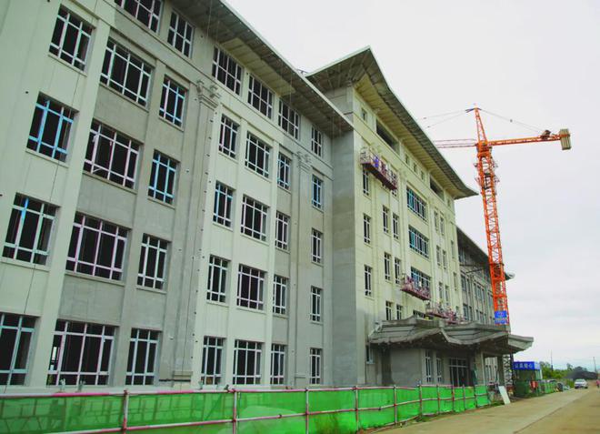 珲春市重点民生工程市第一高级中学扩建项目进展顺利